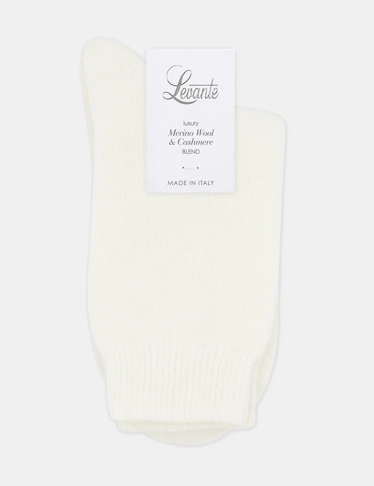 Levante Pina Crew Sock | Creme