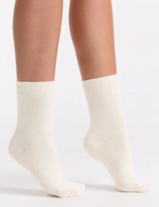 Levante Pina Crew Sock | Creme