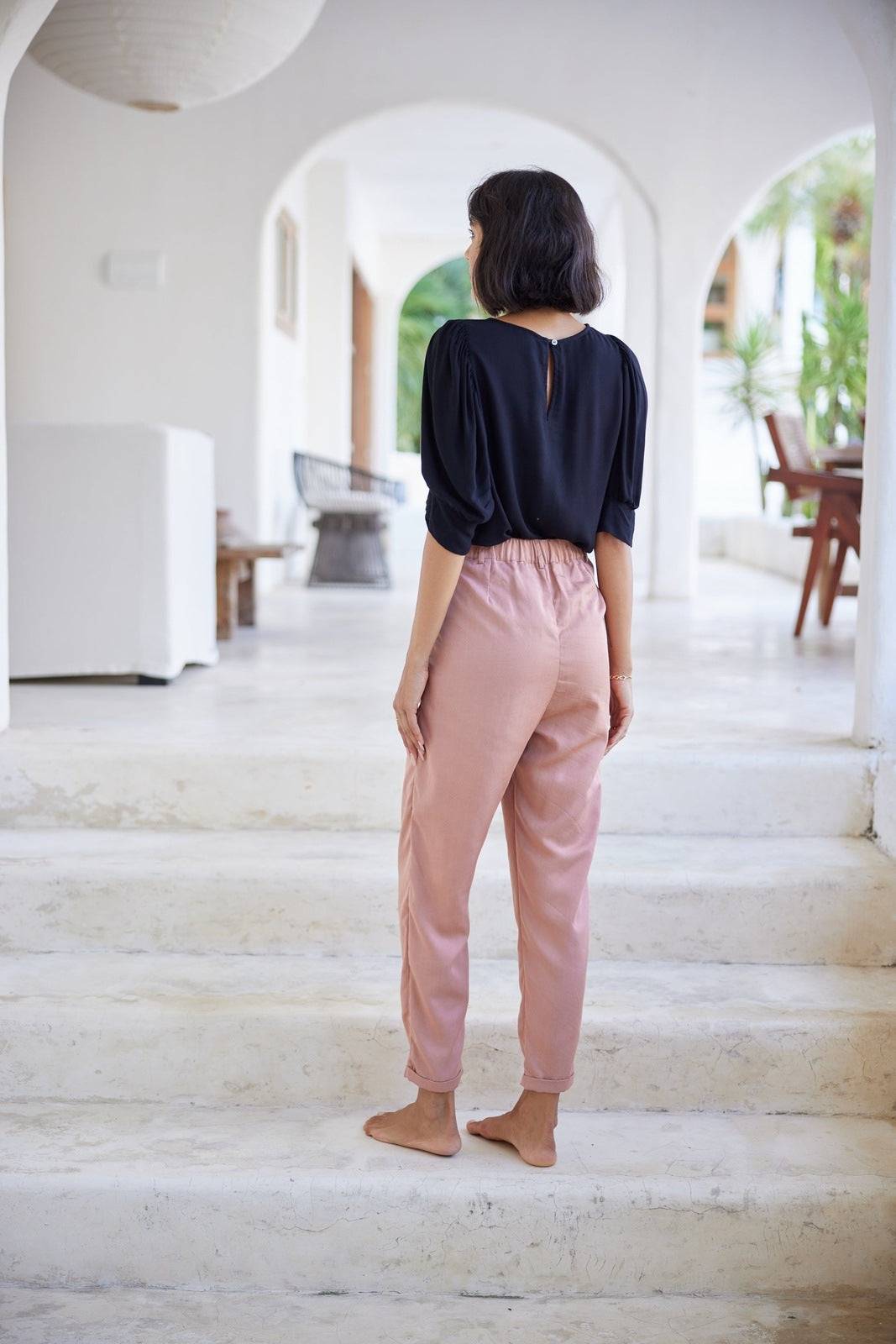BUDDHA WEAR MADELINE TOP NOIR