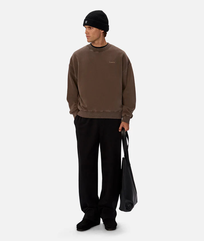 INDUSTRIE THE NEW DEL SUR WASHED SWEAT MOCHA