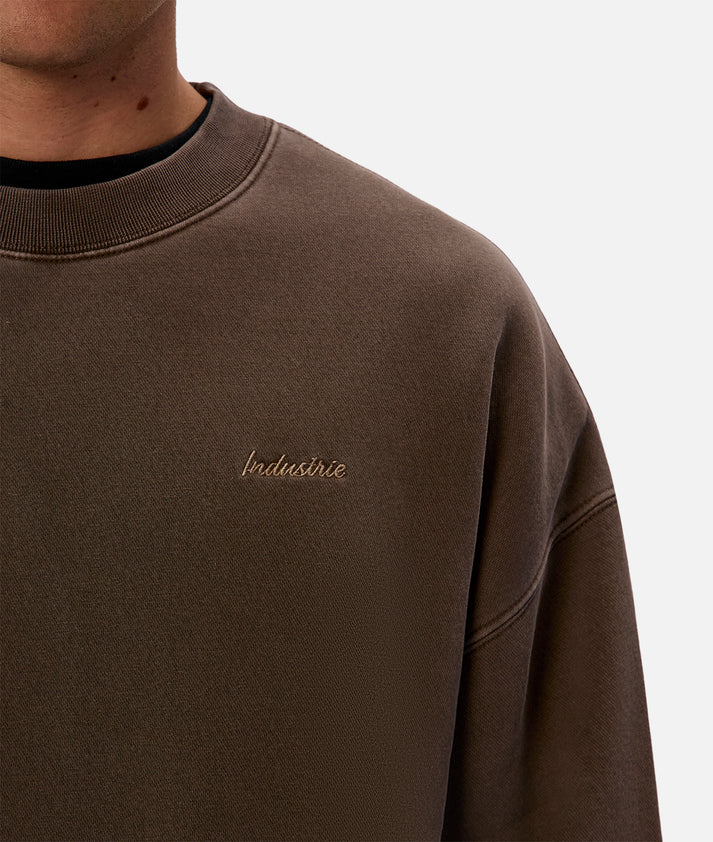 INDUSTRIE THE NEW DEL SUR WASHED SWEAT MOCHA