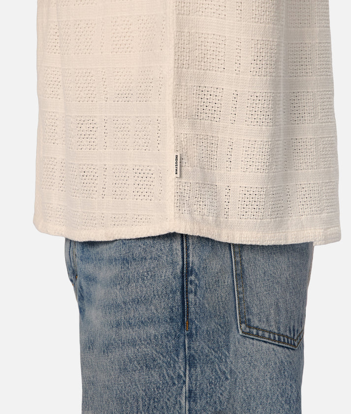 INDUSTRIE THE VENTY S/S SHIRT OFF WHITE