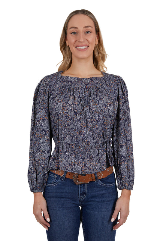 PURE WESTERN MISHA BLOUSE MULTI
