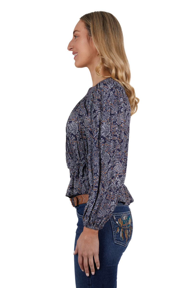 PURE WESTERN MISHA BLOUSE MULTI