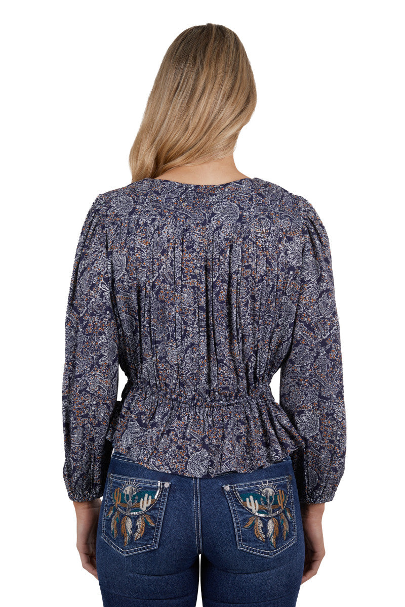 PURE WESTERN MISHA BLOUSE MULTI