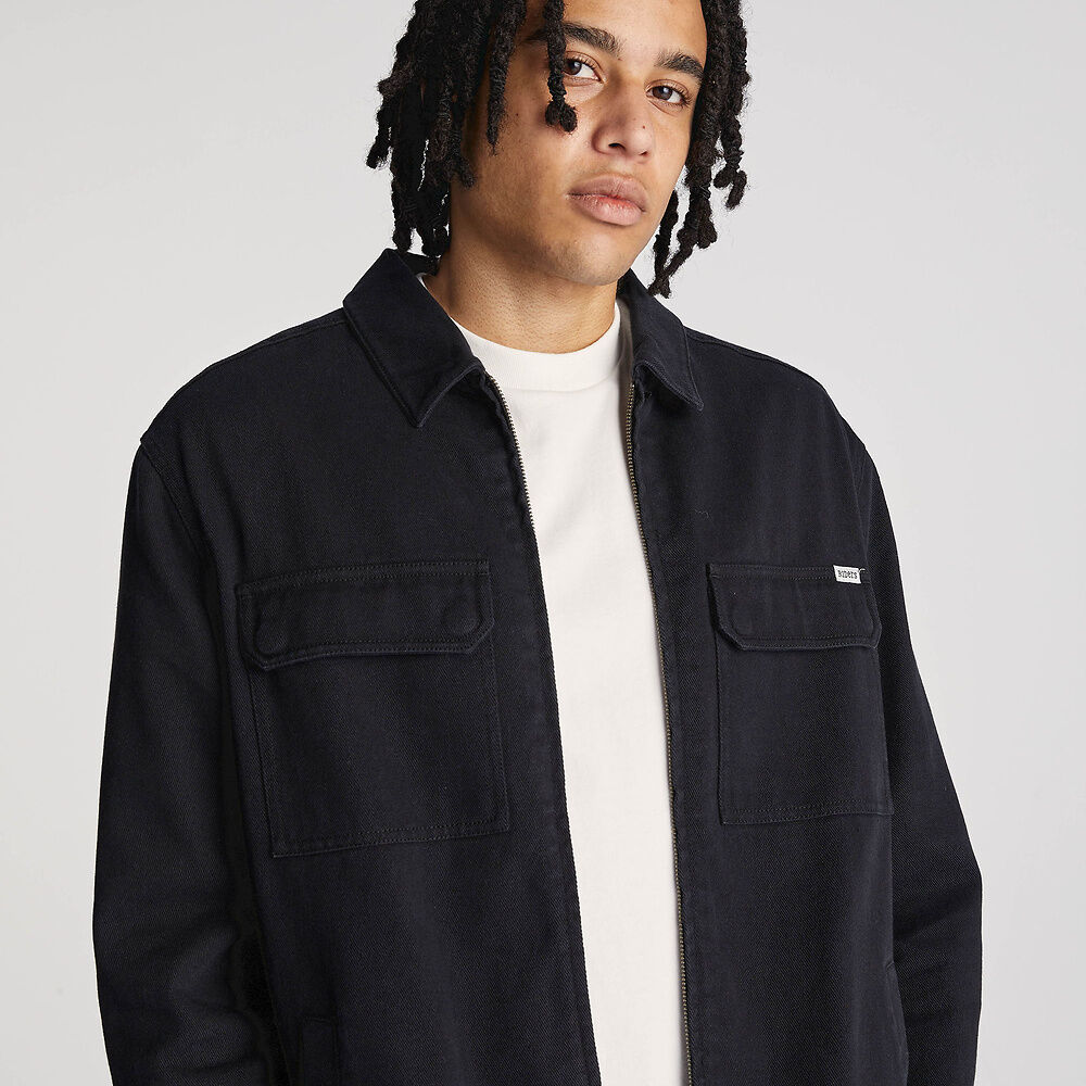 RIDERS TRADEMARK JACKET BLACK DRILL