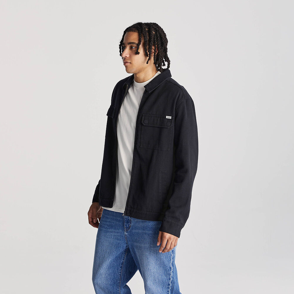 RIDERS TRADEMARK JACKET BLACK DRILL