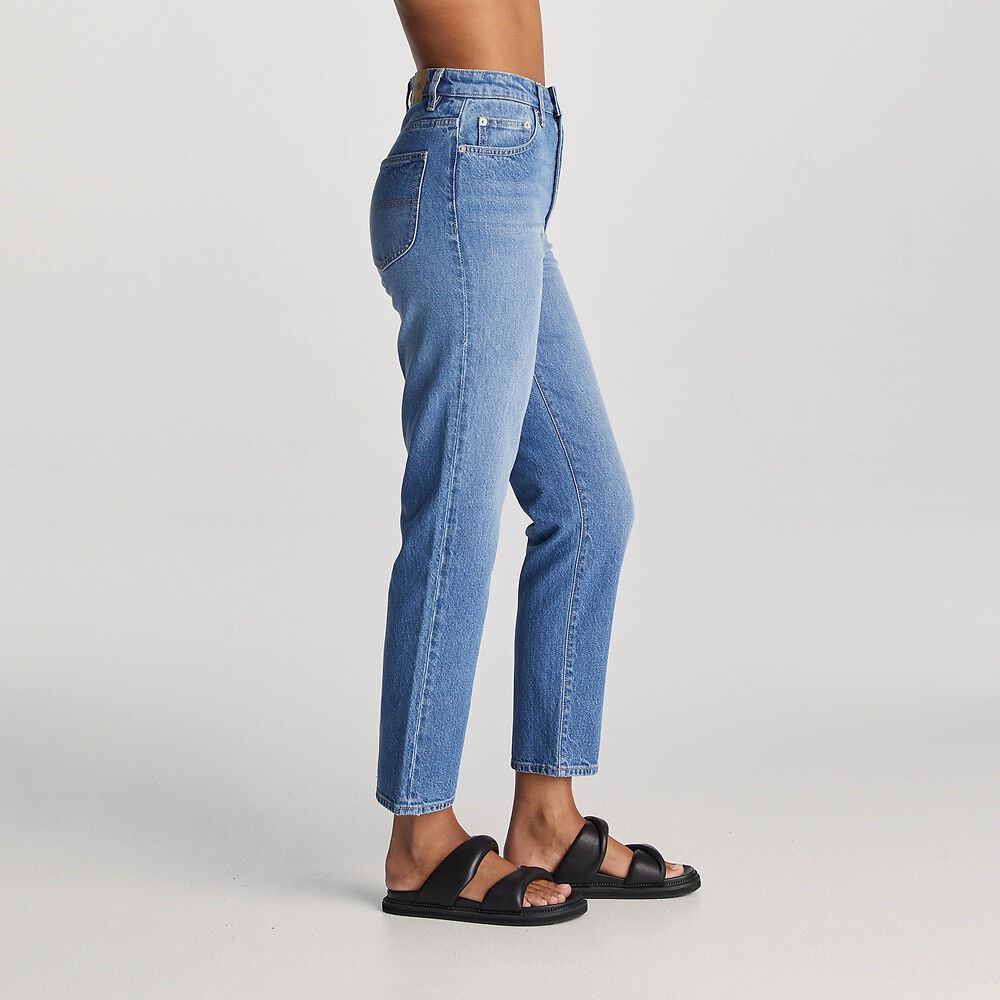 RIDERS HI SLIM STRAIGHT CROP BLUE CHATEAU