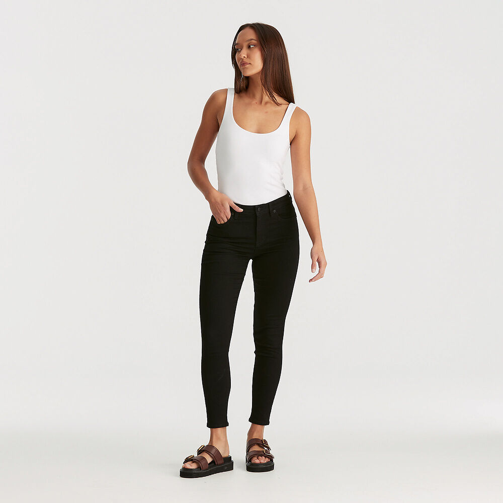 RIDERS MID ANKLE SKIMMER BLACK ONYX