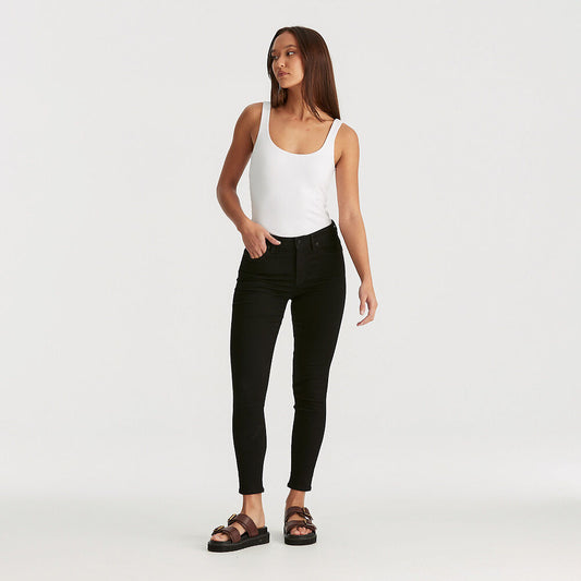 RIDERS MID ANKLE SKIMMER BLACK ONYX