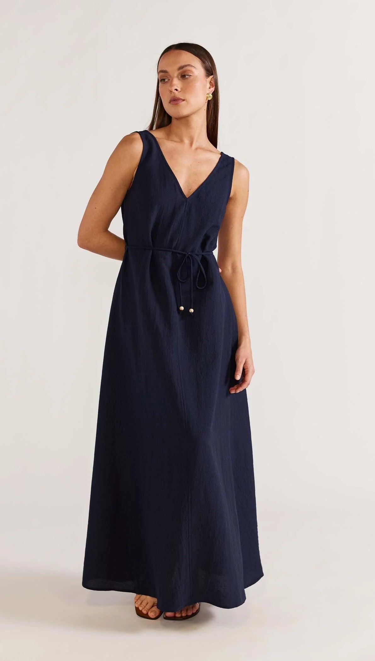 STAPLE THE LABEL REMY MAXI DRESS NAVY