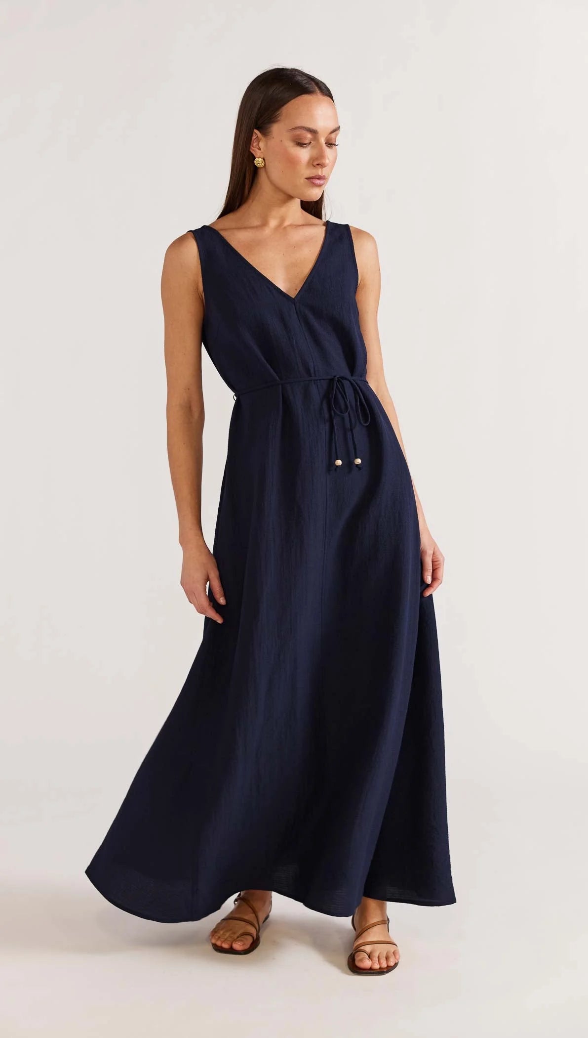 STAPLE THE LABEL REMY MAXI DRESS NAVY