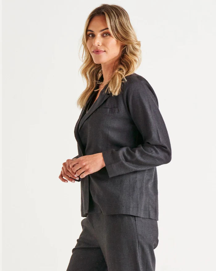 BETTY BASICS LISSET BLAZER COAL