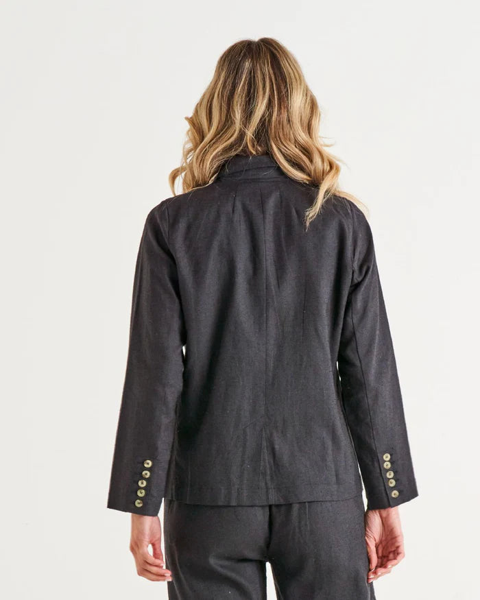 BETTY BASICS LISSET BLAZER COAL