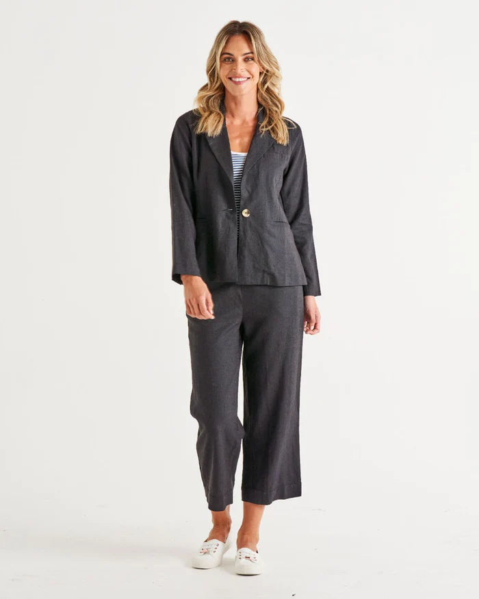 BETTY BASICS LISSET BLAZER COAL