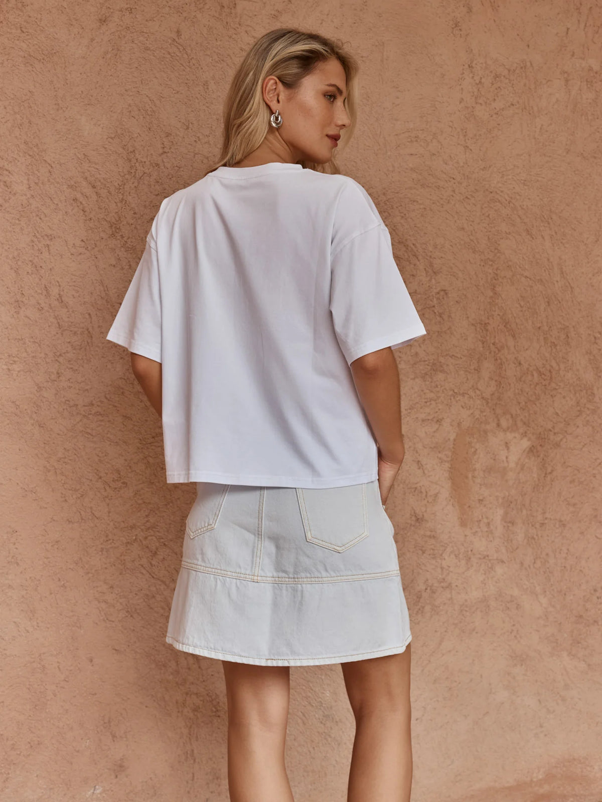 Sass Salore Printed Tee | Peony Print