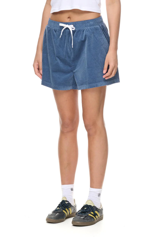 STUSSY HUDSON CORD SHORT DUSTY BLUE