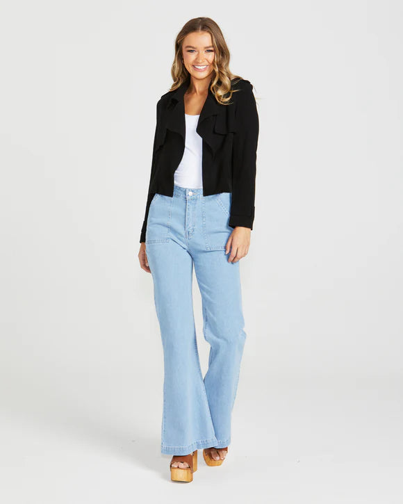 SASS SAWYER JACKET BLACK