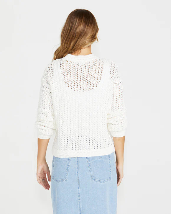 SASS TALULLAH KNIT WHITE