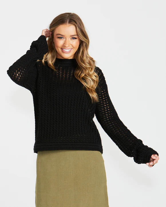 SASS TALULLAH KNIT BLACK