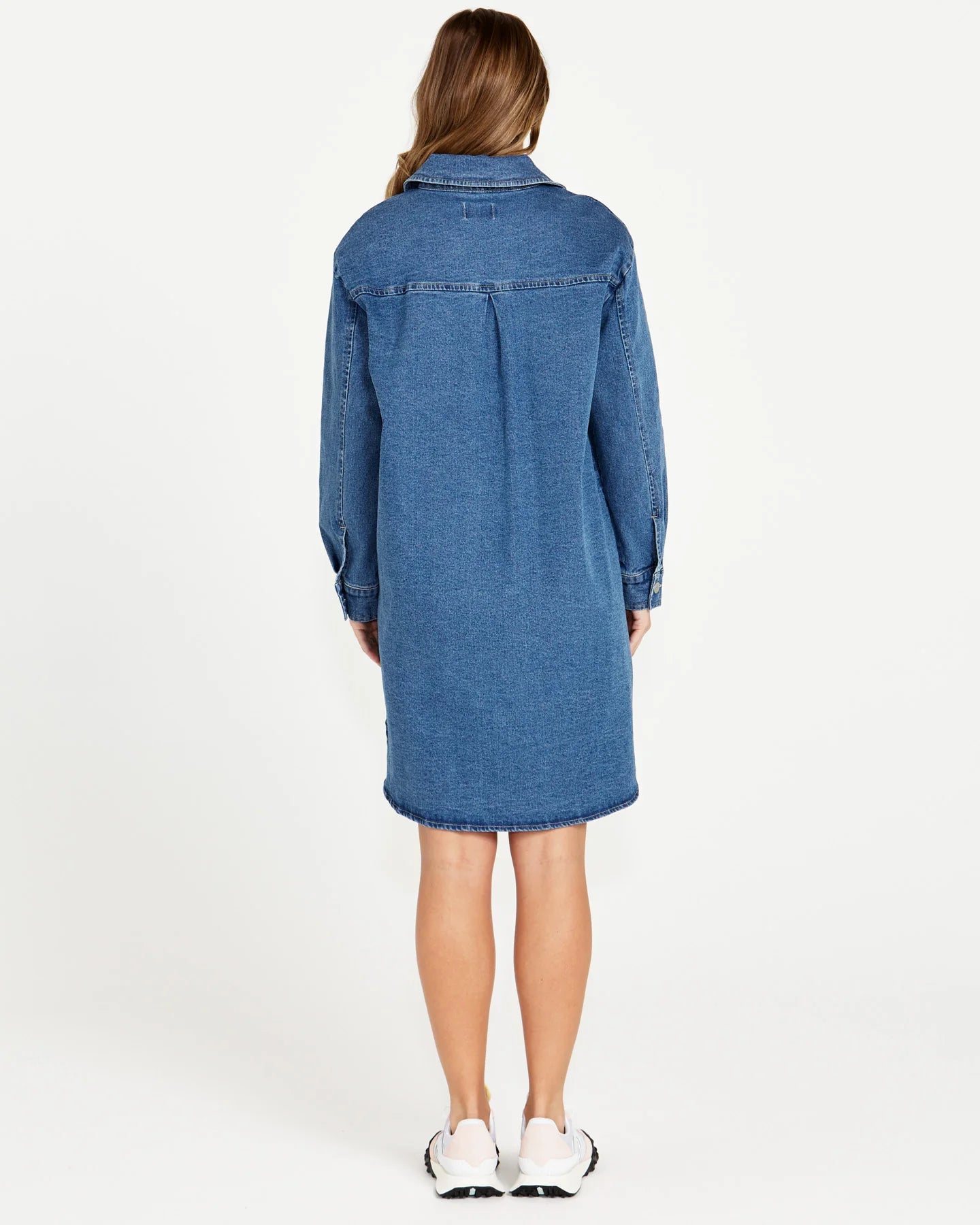 SASS NYA LONG DENIM SHACKET 80 WASH