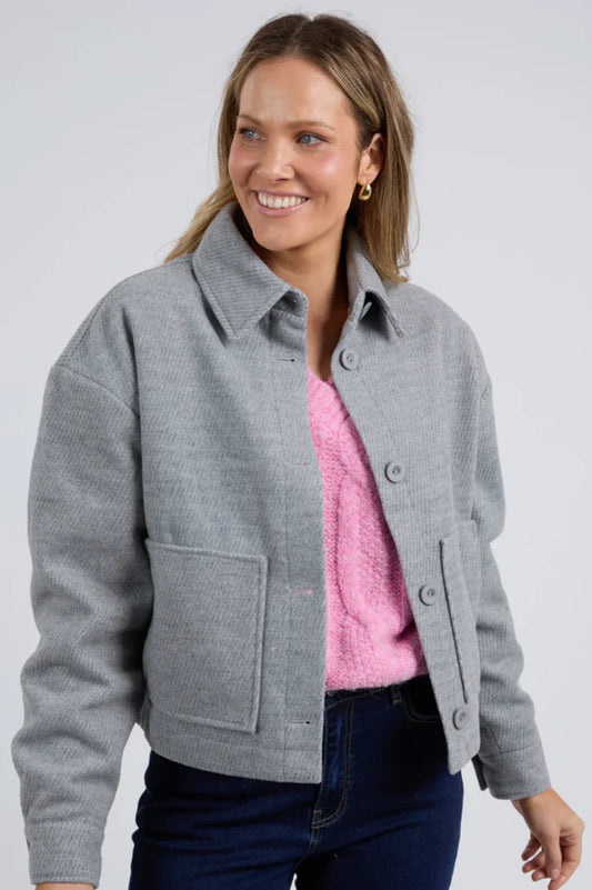 ELM BECK JACKET GREY MARLE
