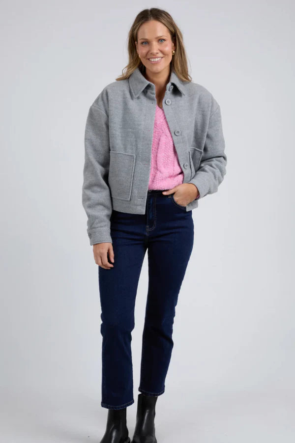 ELM BECK JACKET GREY MARLE