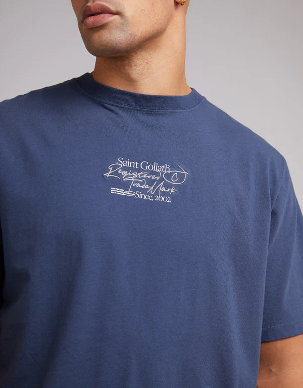 ST GOLIATH ECHELON TEE NAVY