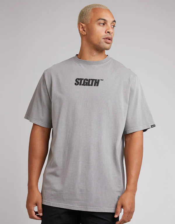 ST GOLIATH LANE TEE GREY
