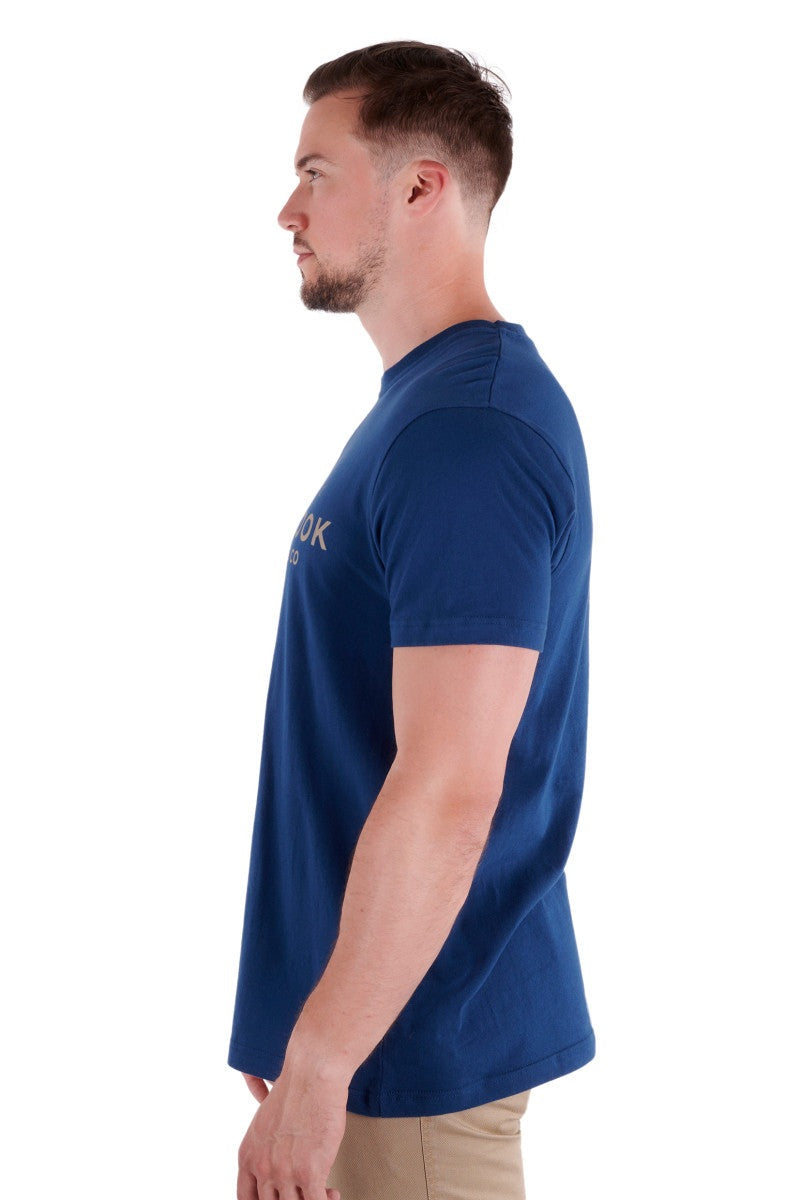 THOMAS COOK MENS BAKER SHORT SLEEVE TEE OCEAN