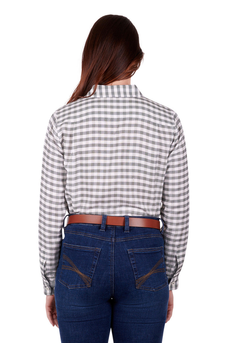 THOMAS COOK HARPER LONG SLEEVE SHIRT SAGE