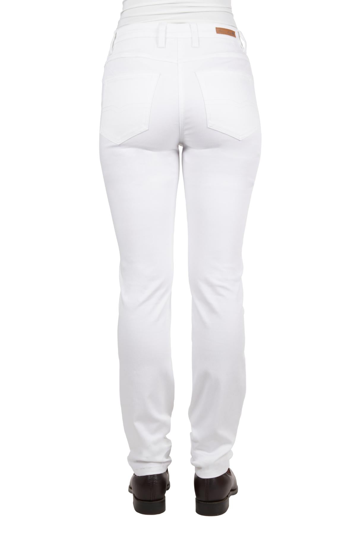 THOMAS COOK WOMENS SUZIE SLIMMER LEG JEAN WHITE