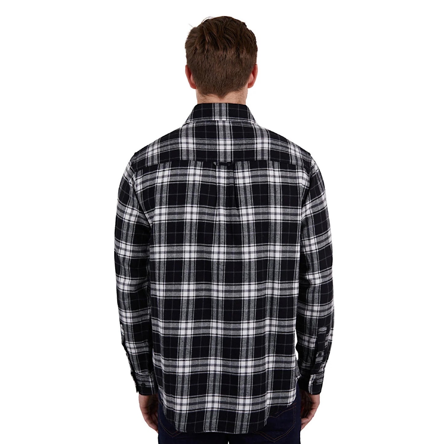 THOMAS COOK PABLO THERMAL LONG SLEEVE SHIRT BLACK/WHITE