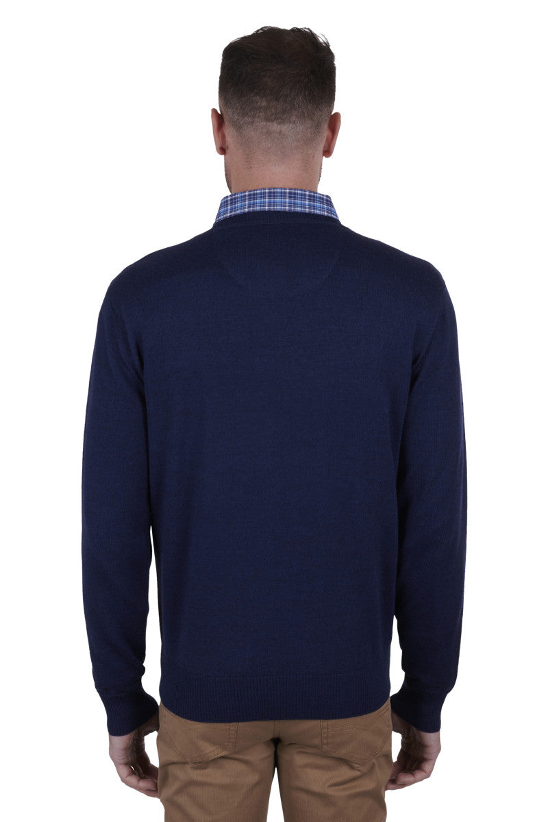 THOMAS COOK MENS LACHLAN JUMPER ROYAL MARLE