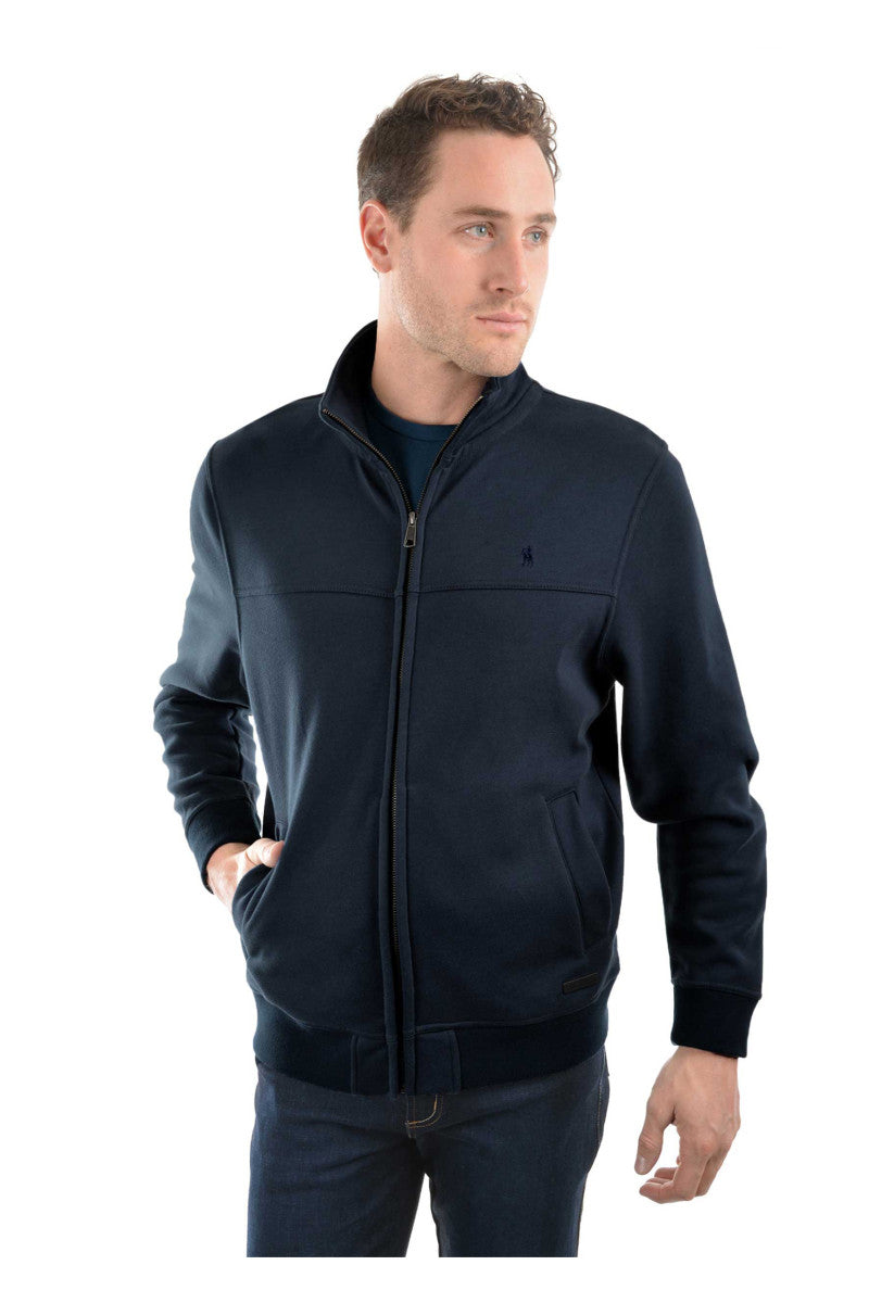 THOMAS COOK MENS ZIP UP FLEECE JACKET DARK NAVY