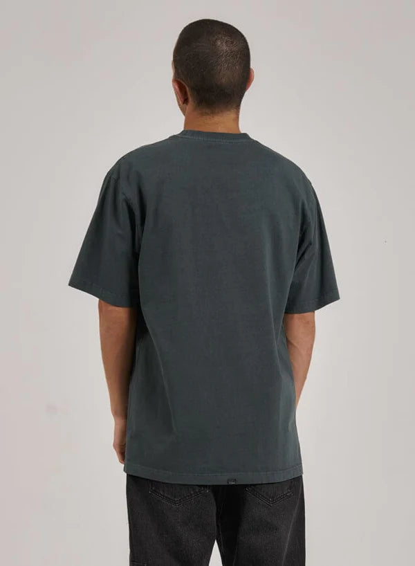 THRILLS UNION OVERSIZE FIT POCKET TEE SPRUCE