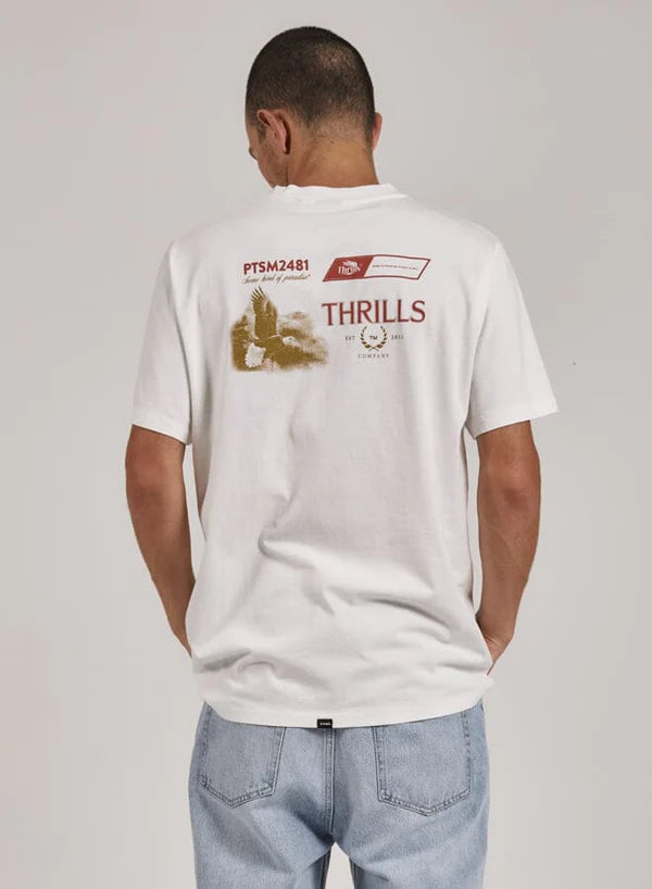 THRILLS BEHOLDER MERCH FIT TEE UNBLEACHED