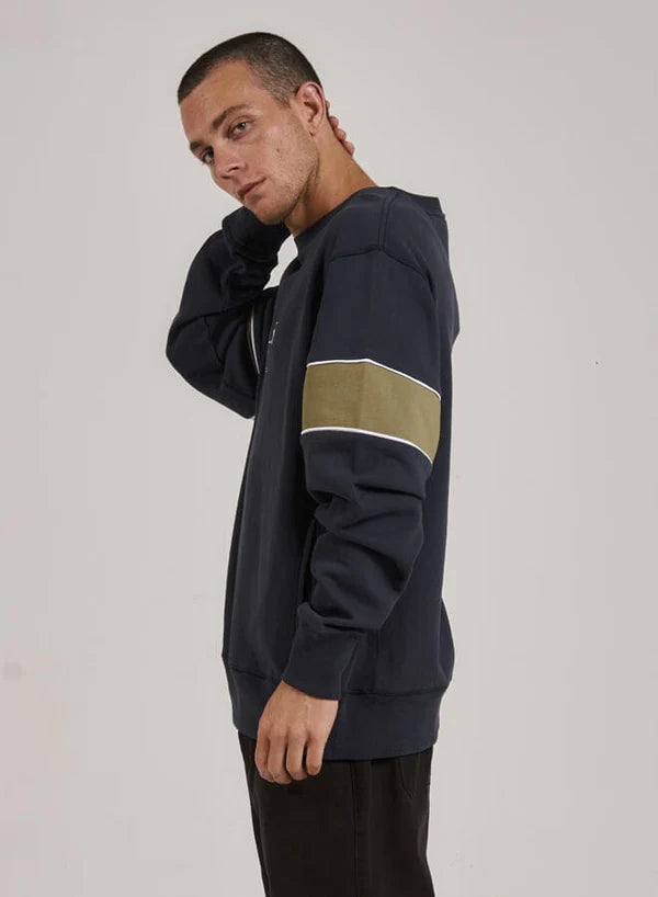 THRILLS BAD HABITS CLUB OVERSIZE FIT CREW TOTAL ECLIPSE