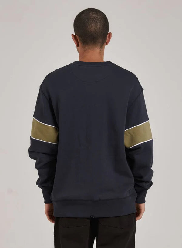 THRILLS BAD HABITS CLUB OVERSIZE FIT CREW TOTAL ECLIPSE