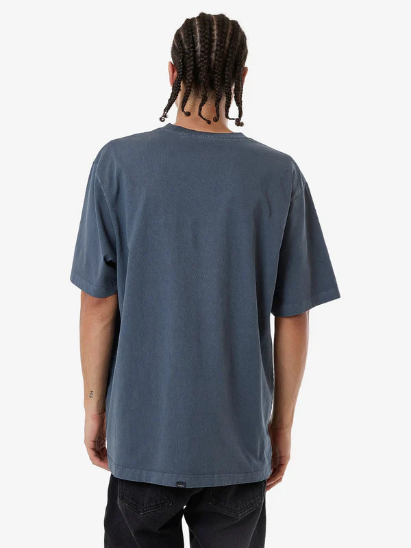 THRILLS UNION OVERSIZE FIT POCKET TEE LIGHT PETROL