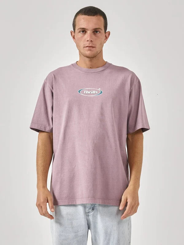THRILLS WESTSIDE OVERSIZE FIT TEE SEA FOG