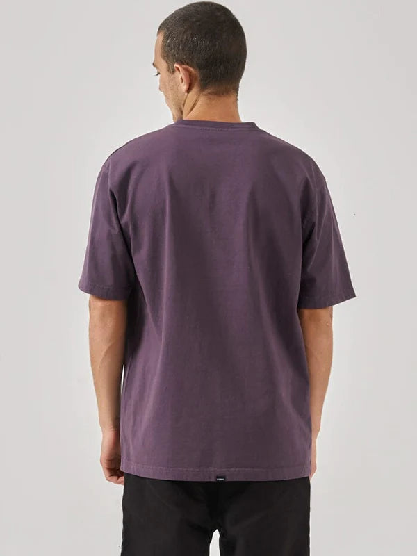 THRILLS SUMMER BREEZE OVERSIZE FIT TEE PURPLE PENNANT