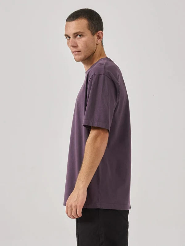 THRILLS SUMMER BREEZE OVERSIZE FIT TEE PURPLE PENNANT