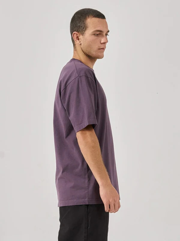 THRILLS SUMMER BREEZE OVERSIZE FIT TEE PURPLE PENNANT