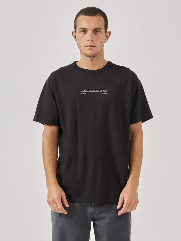 THRILLS HEMP CONSTANT THRILLS MERCH FIT TEE BLACK