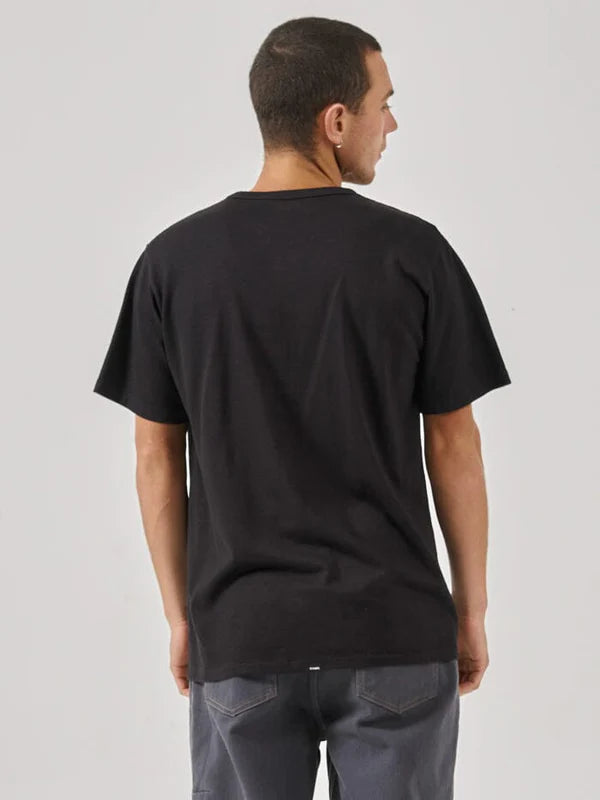 THRILLS HEMP CONSTANT THRILLS MERCH FIT TEE BLACK