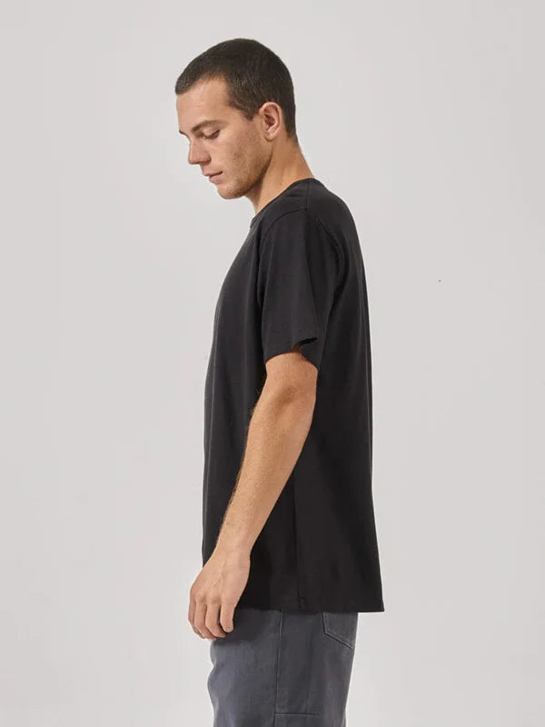 THRILLS HEMP CONSTANT THRILLS MERCH FIT TEE BLACK