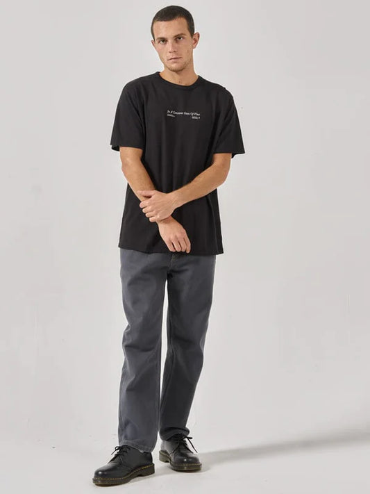 THRILLS HEMP CONSTANT THRILLS MERCH FIT TEE BLACK