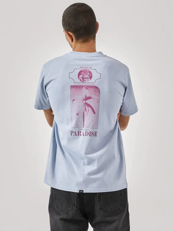 THRILLS PORTRAIT OF PARADISE MERCH FIT TEE SKY BLUE