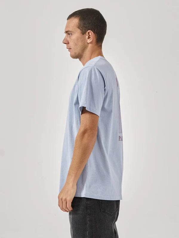 THRILLS PORTRAIT OF PARADISE MERCH FIT TEE SKY BLUE